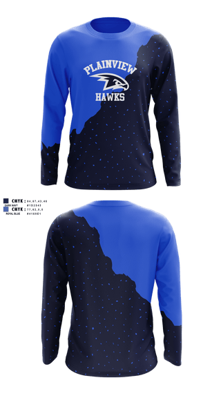 Long Sleeve Performance Shirt, Plainview Hawks 8354559, Baseball, Teamtime, Team time, sublimation, custom sports apparel, team uniforms, spirit wear, spiritwear, sports uniforms, custom shirts, team store, custom team store, fundraiser sports, apparel fundraiser