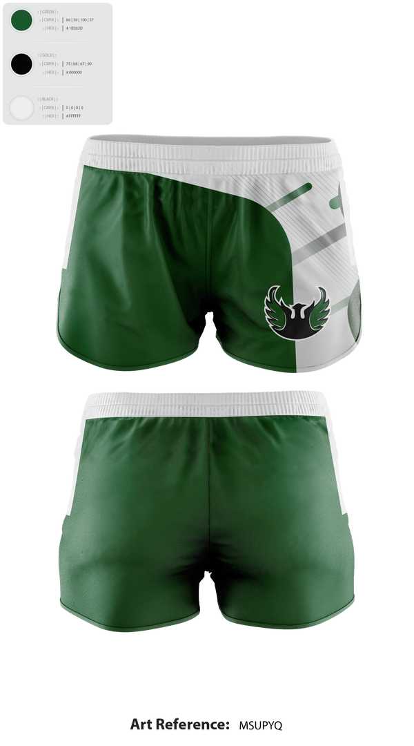 Women's Shorts, Spruce Mountain High School, Spirit Store, Teamtime, Team time, sublimation, custom sports apparel, team uniforms, spirit wear, spiritwear, sports uniforms, custom shirts, team store, custom team store, fundraiser sports, apparel fundraiser