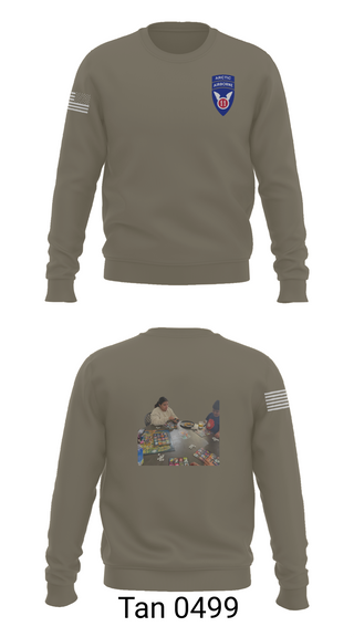 Crew Neck Sweatshirt, 11th ABN DIV WO, , Teamtime, Team time, sublimation, custom sports apparel, team uniforms, spirit wear, spiritwear, sports uniforms, custom shirts, team store, custom team store, fundraiser sports, apparel fundraiser