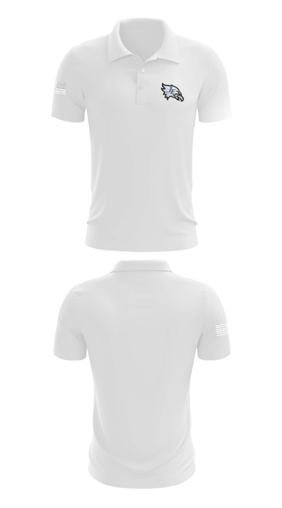 Jordan-Elbridge High School Volleyball 82166232 Short Sleeve Performance Polo - 9