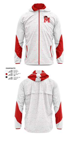 Windbreaker, Morrison High School Basketball, Women's Basketball, Teamtime, Team time, sublimation, custom sports apparel, team uniforms, spirit wear, spiritwear, sports uniforms, custom shirts, team store, custom team store, fundraiser sports, apparel fundraiser