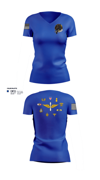 Womens Short Sleeve Vneck Shirt, HHC/1-214 GSAB       Hellhounds, Army, Teamtime, Team time, sublimation, custom sports apparel, team uniforms, spirit wear, spiritwear, sports uniforms, custom shirts, team store, custom team store, fundraiser sports, apparel fundraiser