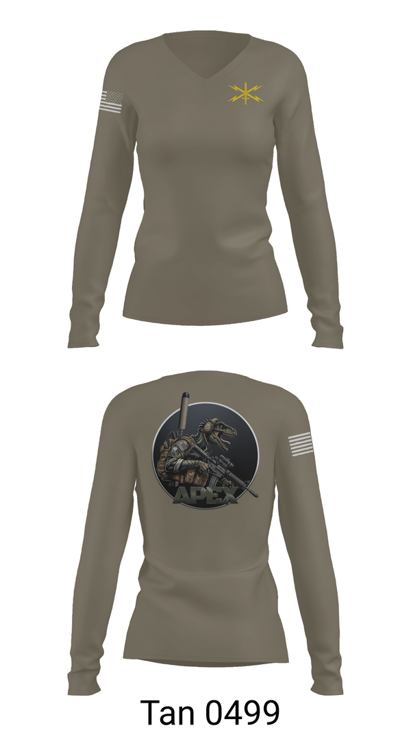 Womens Long Sleeve Vneck Shirt, 11th CYB, , Teamtime, Team time, sublimation, custom sports apparel, team uniforms, spirit wear, spiritwear, sports uniforms, custom shirts, team store, custom team store, fundraiser sports, apparel fundraiser