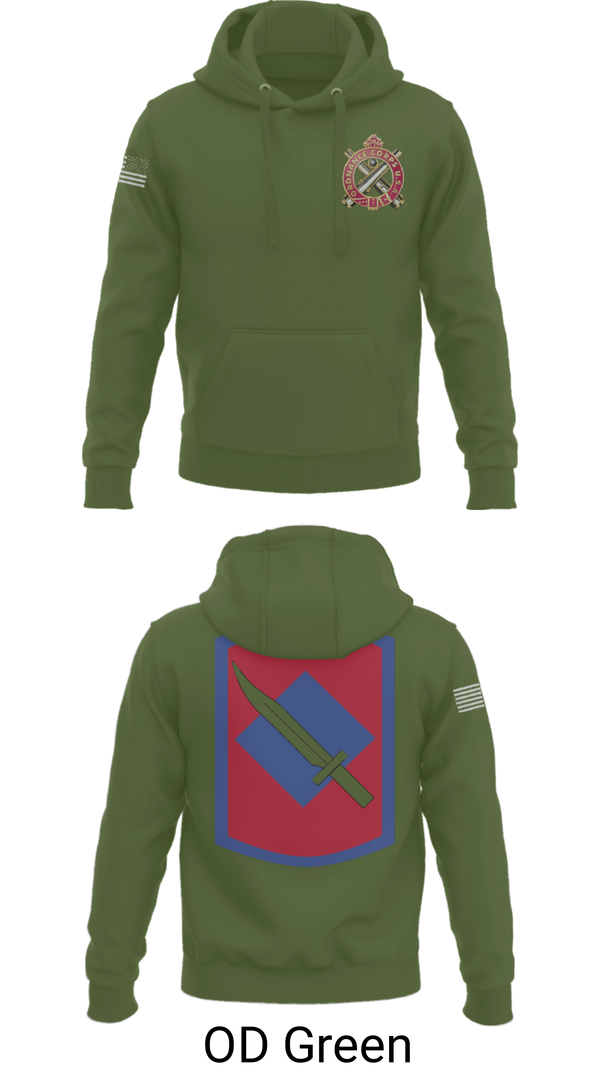Hoodie, Fox Company 39th BSB (FA FSC), National Guard, Teamtime, Team time, sublimation, custom sports apparel, team uniforms, spirit wear, spiritwear, sports uniforms, custom shirts, team store, custom team store, fundraiser sports, apparel fundraiser