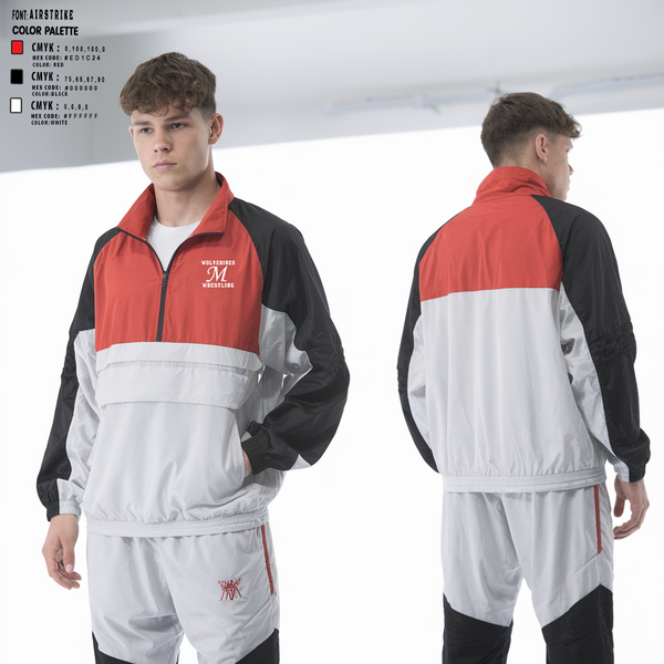 Windbreaker, Maysville R-1 School District Wrestling, Wrestling, Teamtime, Team time, sublimation, custom sports apparel, team uniforms, spirit wear, spiritwear, sports uniforms, custom shirts, team store, custom team store, fundraiser sports, apparel fundraiser