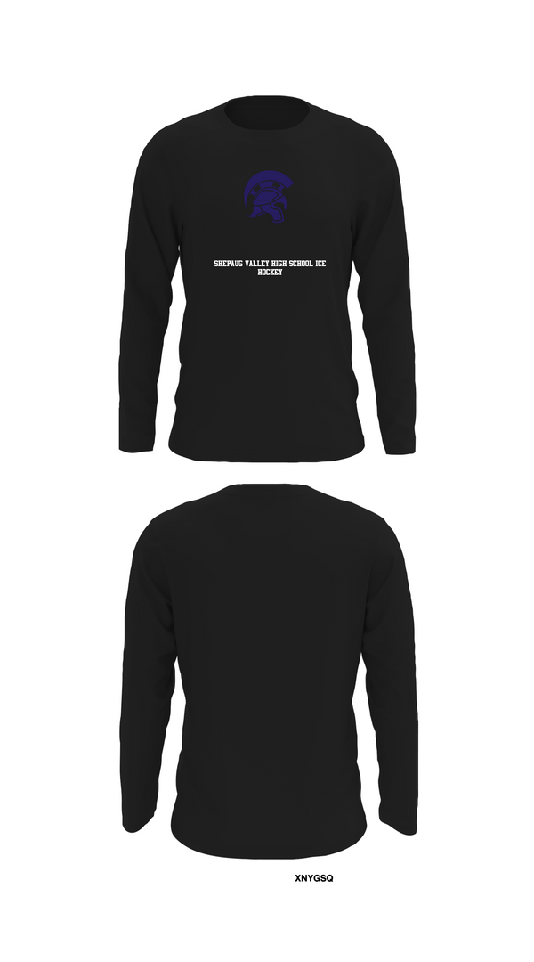 Long Sleeve Performance Shirt, Shepaug Valley High School Ice Hockey, Ice Hockey, Teamtime, Team time, sublimation, custom sports apparel, team uniforms, spirit wear, spiritwear, sports uniforms, custom shirts, team store, custom team store, fundraiser sports, apparel fundraiser