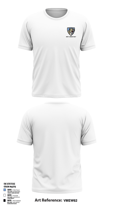 West Jordan High School Golf 27637623 Short Sleeve Performance Shirt - 3