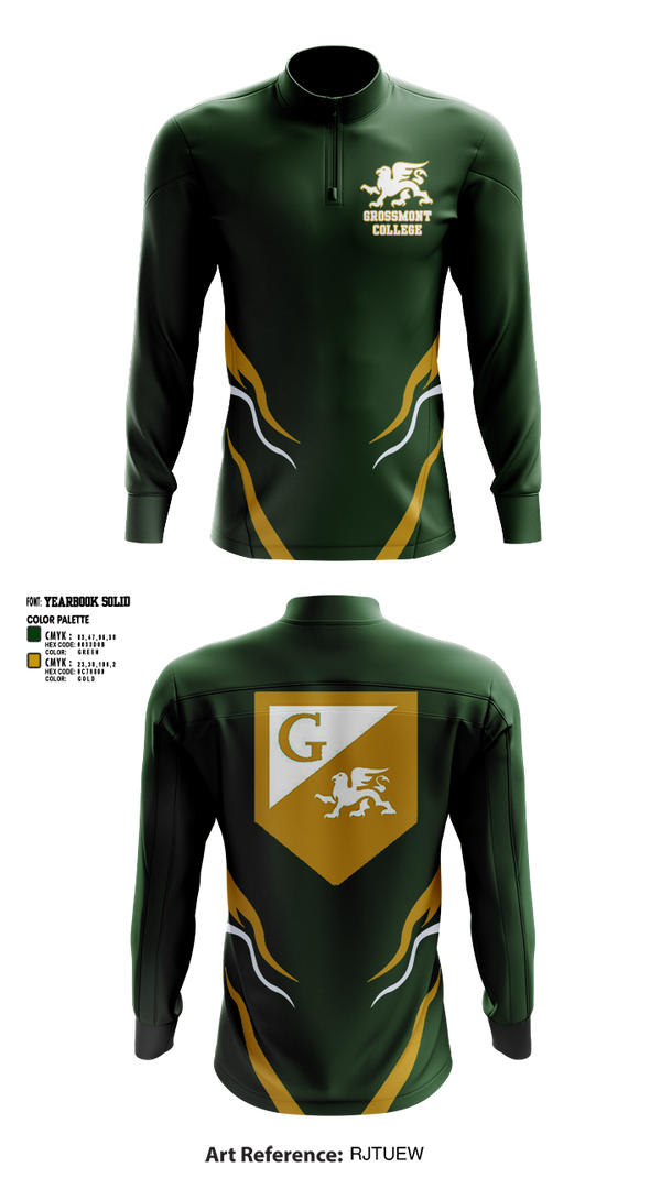 Quarter Zip Jacket, Grossmont College Softball, Softball, Teamtime, Team time, sublimation, custom sports apparel, team uniforms, spirit wear, spiritwear, sports uniforms, custom shirts, team store, custom team store, fundraiser sports, apparel fundraiser