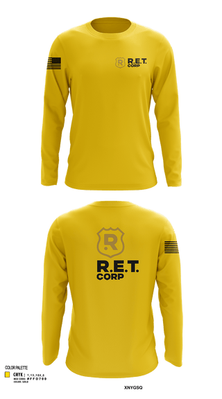 Long Sleeve Performance Shirt, RET CORP, Police, Teamtime, Team time, sublimation, custom sports apparel, team uniforms, spirit wear, spiritwear, sports uniforms, custom shirts, team store, custom team store, fundraiser sports, apparel fundraiser