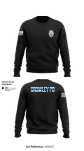 Crowley Police Department 8097883 Crew Neck Sweatshirt - 288
