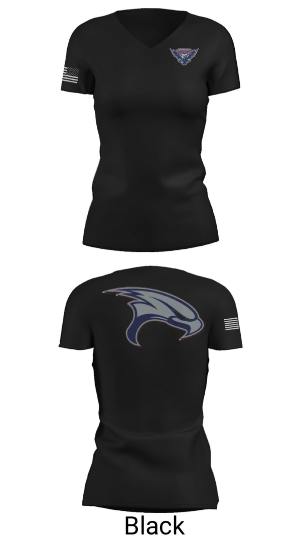 Women's Short Sleeve Vneck Shirt, Freedom High School Softball, Softball, Teamtime, Team time, sublimation, custom sports apparel, team uniforms, spirit wear, spiritwear, sports uniforms, custom shirts, team store, custom team store, fundraiser sports, apparel fundraiser