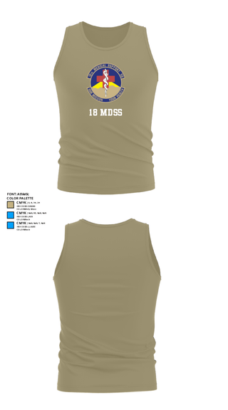 Tank Top, 18 MDSS, Air Force, Teamtime, Team time, sublimation, custom sports apparel, team uniforms, spirit wear, spiritwear, sports uniforms, custom shirts, team store, custom team store, fundraiser sports, apparel fundraiser