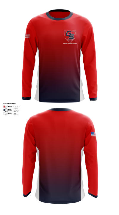 Grand Slam Alabama 25329763 Long Sleeve Performance Shirt 4