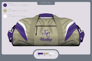 Duffle Bag, East Coweta High School Wrestling, Wrestling, Teamtime, Team time, sublimation, custom sports apparel, team uniforms, spirit wear, spiritwear, sports uniforms, custom shirts, team store, custom team store, fundraiser sports, apparel fundraiser