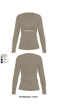 1/149th BCO INF REG 3rd PLT 77342466 Women's Long Sleeve V-neck Shirt - 62