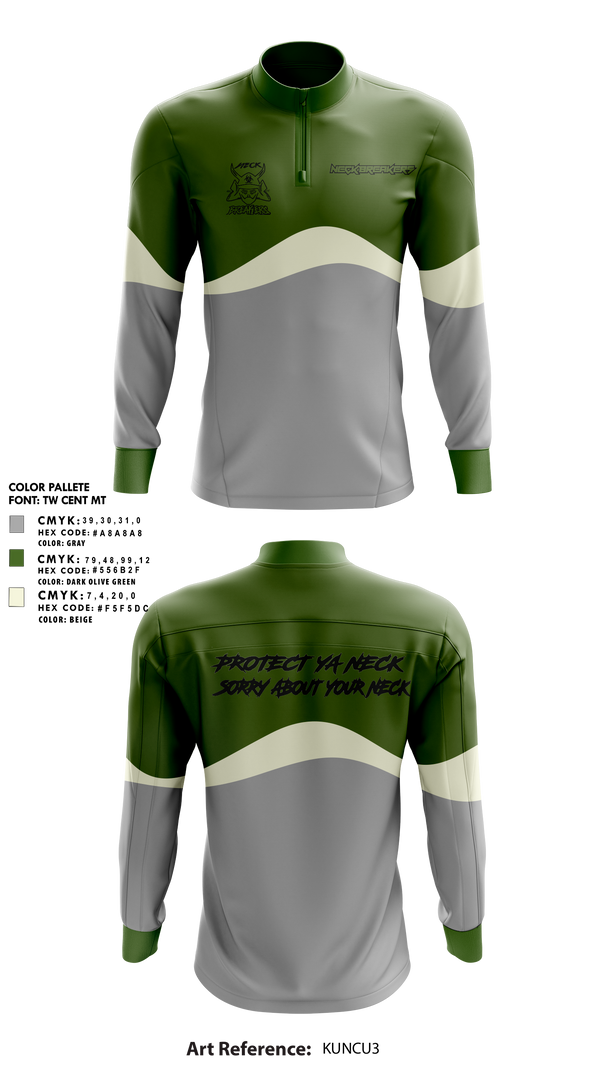 Quarter Zip Jacket, Neck breakers cc, , Teamtime, Team time, sublimation, custom sports apparel, team uniforms, spirit wear, spiritwear, sports uniforms, custom shirts, team store, custom team store, fundraiser sports, apparel fundraiser