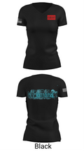 MENTALLY FRAGILE DESIGNZ 82373219 Women's Short Sleeve V-neck Shirt - 38