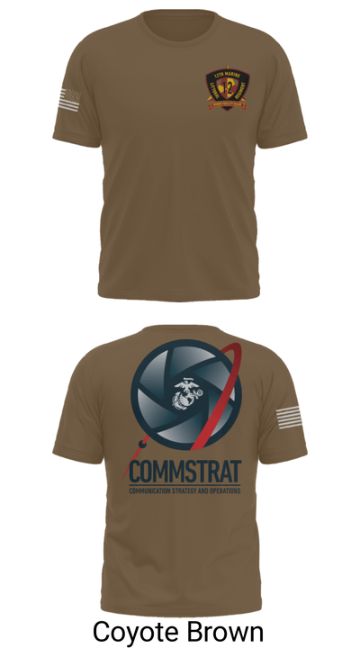 12th MLR COMMSTRAT 81672538 Short Sleeve Performance Shirt - 16