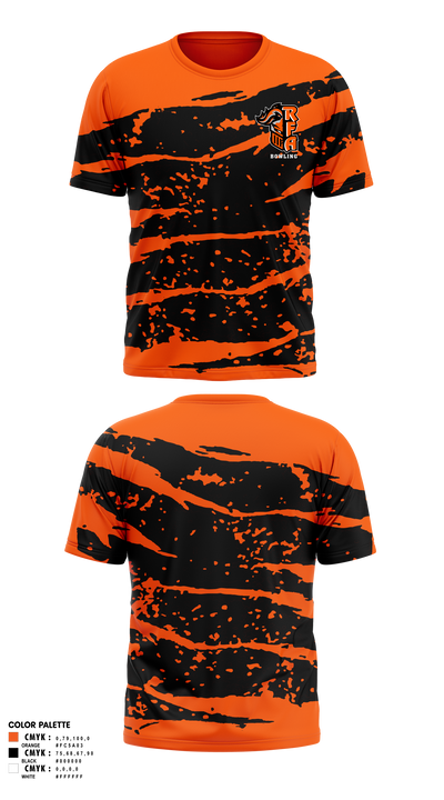 Rome Free Academy Bowling 93035868 Short Sleeve Performance Shirt - 2