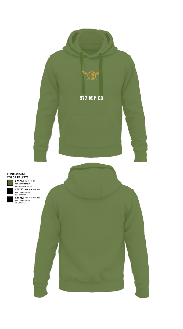Hoodie, 977 MP CO, Army, Teamtime, Team time, sublimation, custom sports apparel, team uniforms, spirit wear, spiritwear, sports uniforms, custom shirts, team store, custom team store, fundraiser sports, apparel fundraiser
