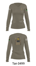 759 mp hhd 91445717 Women's Long Sleeve V-neck Shirt - 77