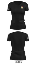 HHD 166th Regiment 4853273 Women's Short Sleeve V-neck Shirt - 28