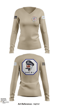 Cpd 68937191 Women's Long Sleeve V-neck Shirt - 122