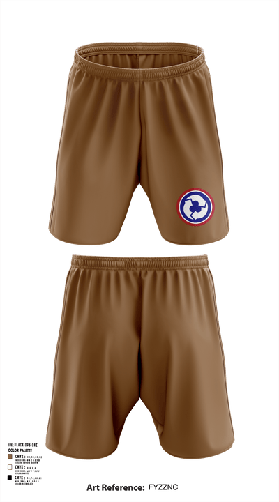 312th HR CO, A1 Postal 64167397 Athletic Shorts With Pockets - 130