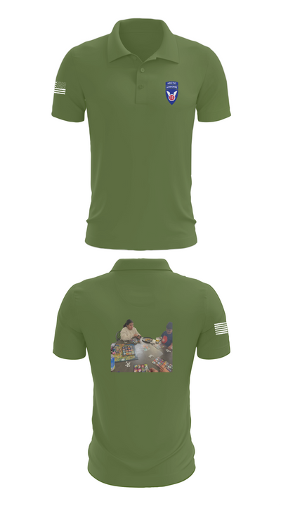 11th ABN DIV WO 32210325 Short Sleeve Performance Polo - 46