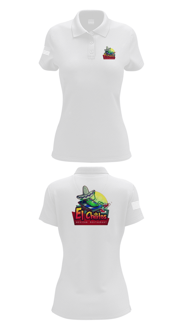 Womens Short Sleeve Performance Polo, Chilitos, , Teamtime, Team time, sublimation, custom sports apparel, team uniforms, spirit wear, spiritwear, sports uniforms, custom shirts, team store, custom team store, fundraiser sports, apparel fundraiser
