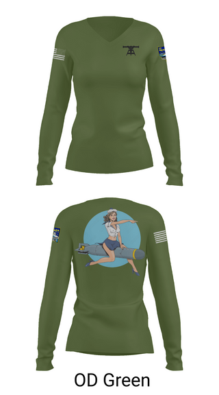Womens Long Sleeve Vneck Shirt, 733, Navy, Teamtime, Team time, sublimation, custom sports apparel, team uniforms, spirit wear, spiritwear, sports uniforms, custom shirts, team store, custom team store, fundraiser sports, apparel fundraiser