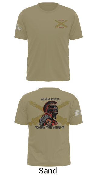 Short Sleeve Performance Shirt, ALPHA ROCK, Army, Teamtime, Team time, sublimation, custom sports apparel, team uniforms, spirit wear, spiritwear, sports uniforms, custom shirts, team store, custom team store, fundraiser sports, apparel fundraiser