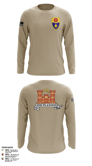 Long Sleeve Performance Shirt, 649 ENG CO649 ENG CO649 EN CO, Army, Teamtime, Team time, sublimation, custom sports apparel, team uniforms, spirit wear, spiritwear, sports uniforms, custom shirts, team store, custom team store, fundraiser sports, apparel fundraiser