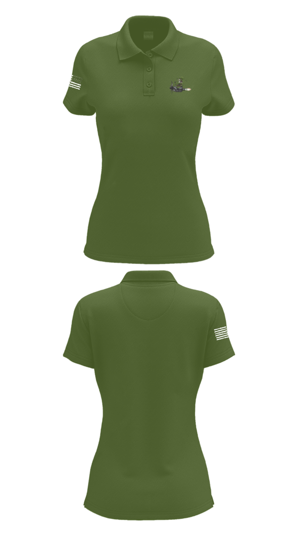 Women's Short Sleeve Performance Polo, 109 Airlift Wing, Air Force, Teamtime, Team time, sublimation, custom sports apparel, team uniforms, spirit wear, spiritwear, sports uniforms, custom shirts, team store, custom team store, fundraiser sports, apparel fundraiser