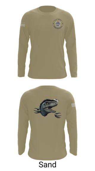 Long Sleeve Performance Shirt, Seminar 3, Army, Teamtime, Team time, sublimation, custom sports apparel, team uniforms, spirit wear, spiritwear, sports uniforms, custom shirts, team store, custom team store, fundraiser sports, apparel fundraiser