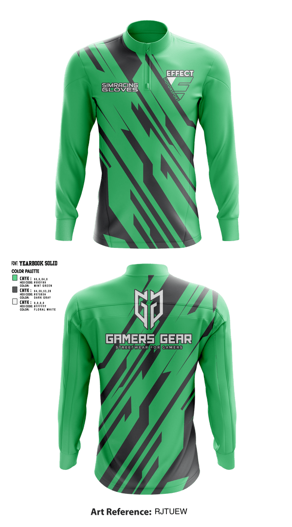 Quarter Zip Jacket, Effect Motorsport, E-Sports, Teamtime, Team time, sublimation, custom sports apparel, team uniforms, spirit wear, spiritwear, sports uniforms, custom shirts, team store, custom team store, fundraiser sports, apparel fundraiser