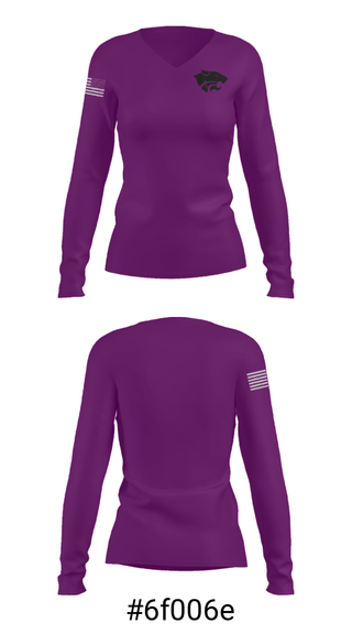 Women's Long Sleeve Vneck Shirt, Snake River High School Softball, Softball, Teamtime, Team time, sublimation, custom sports apparel, team uniforms, spirit wear, spiritwear, sports uniforms, custom shirts, team store, custom team store, fundraiser sports, apparel fundraiser