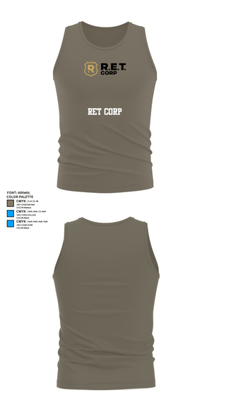 Tank Top, RET CORP, Police, Teamtime, Team time, sublimation, custom sports apparel, team uniforms, spirit wear, spiritwear, sports uniforms, custom shirts, team store, custom team store, fundraiser sports, apparel fundraiser