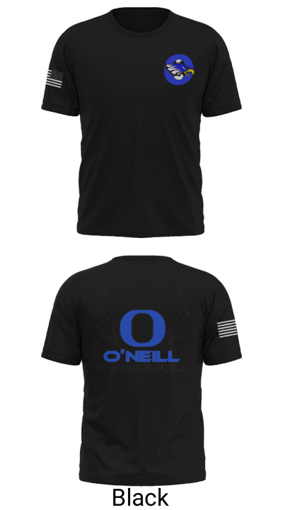 O'Neill High School Track 69865173 Short Sleeve Performance Shirt - 12