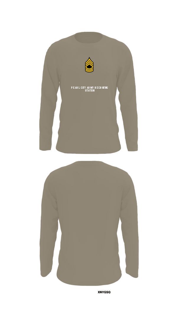 Long Sleeve Performance Shirt, Pearl City Army Recruiting Station, Army, Teamtime, Team time, sublimation, custom sports apparel, team uniforms, spirit wear, spiritwear, sports uniforms, custom shirts, team store, custom team store, fundraiser sports, apparel fundraiser