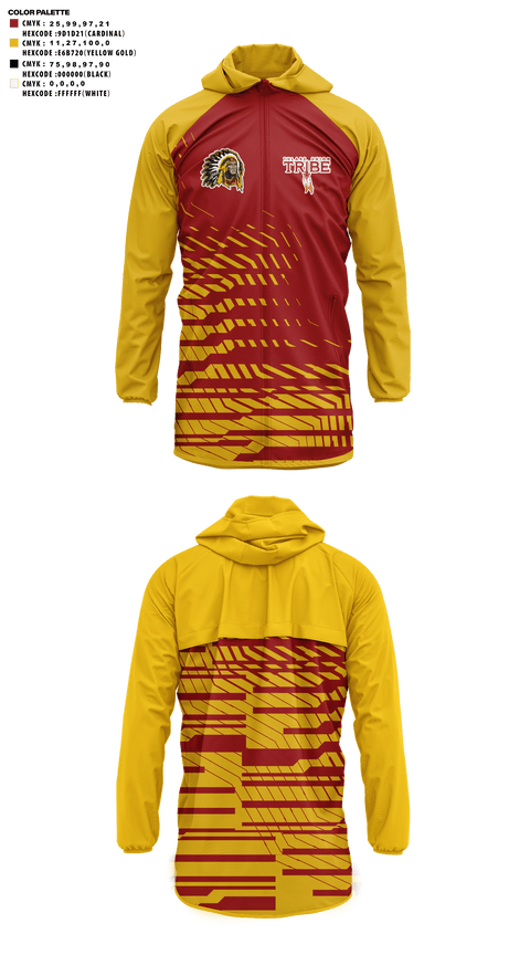 Windbreaker, Tulare Union High School Soccer, Men's Soccer, Teamtime, Team time, sublimation, custom sports apparel, team uniforms, spirit wear, spiritwear, sports uniforms, custom shirts, team store, custom team store, fundraiser sports, apparel fundraiser