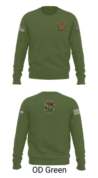 Crew Neck Sweatshirt, 1-7FA Cobra Btry, , Teamtime, Team time, sublimation, custom sports apparel, team uniforms, spirit wear, spiritwear, sports uniforms, custom shirts, team store, custom team store, fundraiser sports, apparel fundraiser
