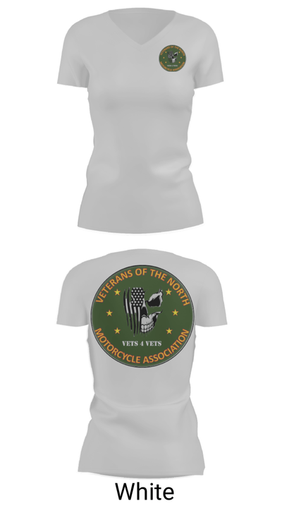 Veterans of the North 96790604 Women's Short Sleeve V-neck Shirt - 7