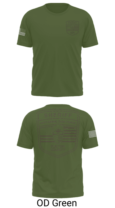Fulton County Anti-Crime Task Force 27594594 Old School Cotton Feel Shirt - 48