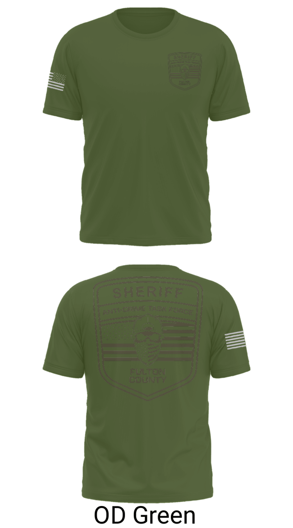 Old School Cotton Feel Shirt, Fulton County Anti-Crime Task Force, , Teamtime, Team time, sublimation, custom sports apparel, team uniforms, spirit wear, spiritwear, sports uniforms, custom shirts, team store, custom team store, fundraiser sports, apparel fundraiser