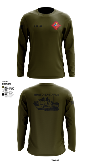 Long Sleeve Performance Shirt, Bravo 1/23 63480397, Marines, Teamtime, Team time, sublimation, custom sports apparel, team uniforms, spirit wear, spiritwear, sports uniforms, custom shirts, team store, custom team store, fundraiser sports, apparel fundraiser