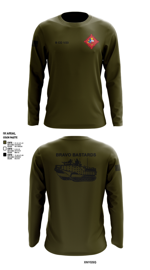 Long Sleeve Performance Shirt, Bravo 1/23 63480397, Marines, Teamtime, Team time, sublimation, custom sports apparel, team uniforms, spirit wear, spiritwear, sports uniforms, custom shirts, team store, custom team store, fundraiser sports, apparel fundraiser