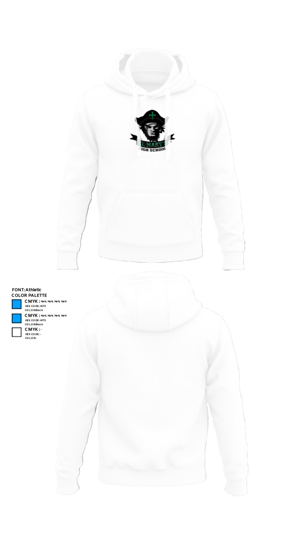 Hoodie, Saint Mary's High School Basketball, Women's Basketball, Teamtime, Team time, sublimation, custom sports apparel, team uniforms, spirit wear, spiritwear, sports uniforms, custom shirts, team store, custom team store, fundraiser sports, apparel fundraiser