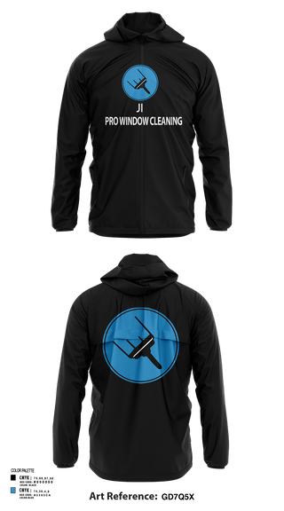 Windbreaker, Ji pro Windows cleaning, , Teamtime, Team time, sublimation, custom sports apparel, team uniforms, spirit wear, spiritwear, sports uniforms, custom shirts, team store, custom team store, fundraiser sports, apparel fundraiser