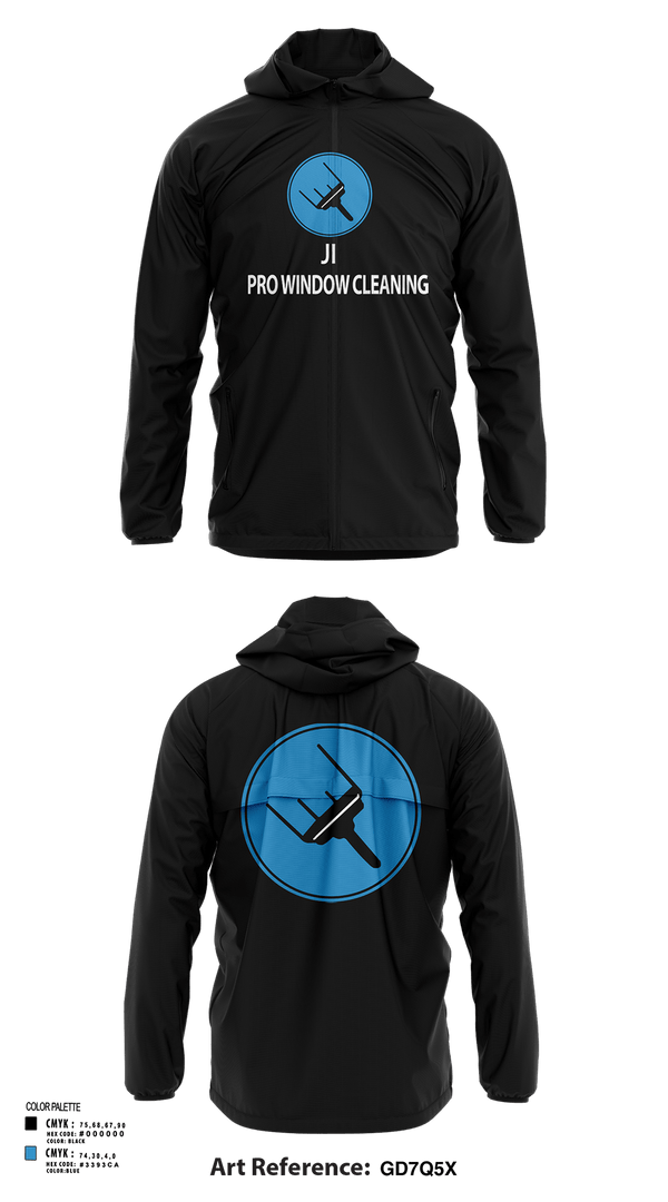 Windbreaker, Ji pro Windows cleaning, , Teamtime, Team time, sublimation, custom sports apparel, team uniforms, spirit wear, spiritwear, sports uniforms, custom shirts, team store, custom team store, fundraiser sports, apparel fundraiser